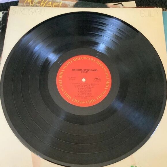 Barbara Streisand Guilty LP Vinyl Record Album - Picture 4 of 5